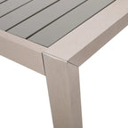 Navan Modern Aluminum Outdoor Dining Table by Christopher Knight Home - 70.00 L x 35.00 W x 30.00 H