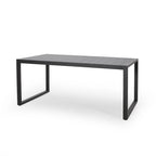 Navan Modern Aluminum Outdoor Dining Table by Christopher Knight Home - 70.00 L x 35.00 W x 30.00 H