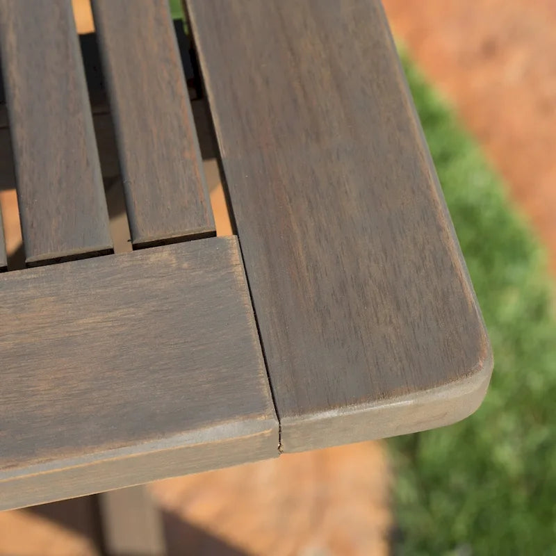 Positano Outdoor Acacia Wood Folding Dining Table by Christopher Knight Home - 43.50L x 27.50W x 29.75H