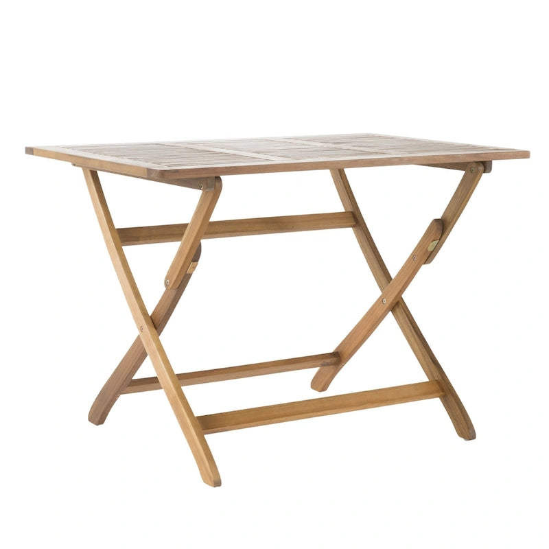 Positano Outdoor Acacia Wood Folding Dining Table by Christopher Knight Home - 43.50L x 27.50W x 29.75H
