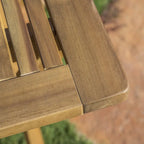 Positano Outdoor Acacia Wood Folding Dining Table by Christopher Knight Home - 43.50L x 27.50W x 29.75H