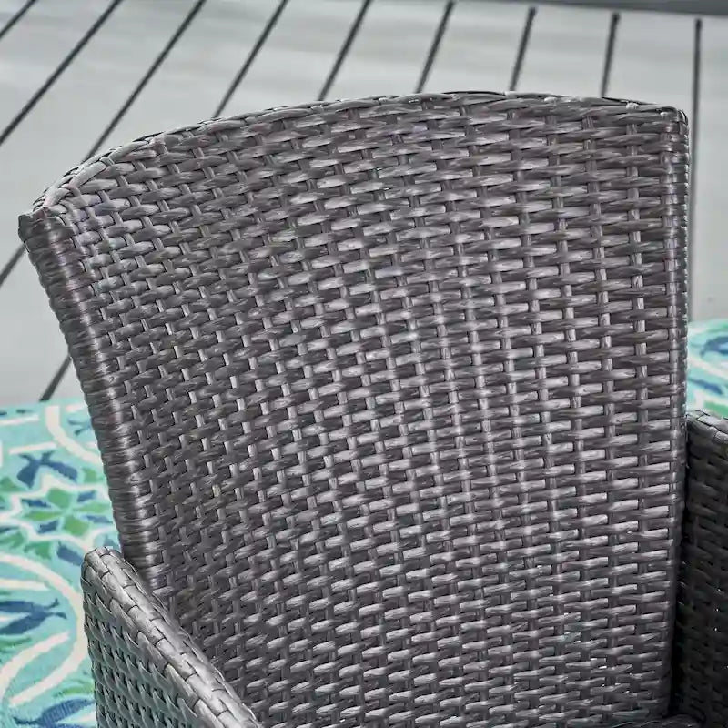 Anaya Outdoor Wicker Dining Chair (Set of 2) by Christopher Knight Home - N/A