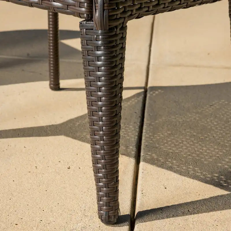 Anaya Outdoor Wicker Dining Chair (Set of 2) by Christopher Knight Home - N/A