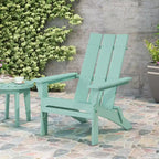 Zuma Outdoor Contemporary Acacia Wood Foldable Adirondack Chair by Christopher Knight Home