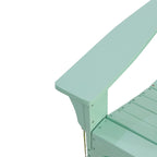 Zuma Outdoor Contemporary Acacia Wood Foldable Adirondack Chair by Christopher Knight Home