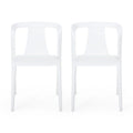 Orchid Outdoor Stacking Dining Chair (Set of 2) by Christopher Knight Home - 21.50 W x 19.50 D x 30.50 H