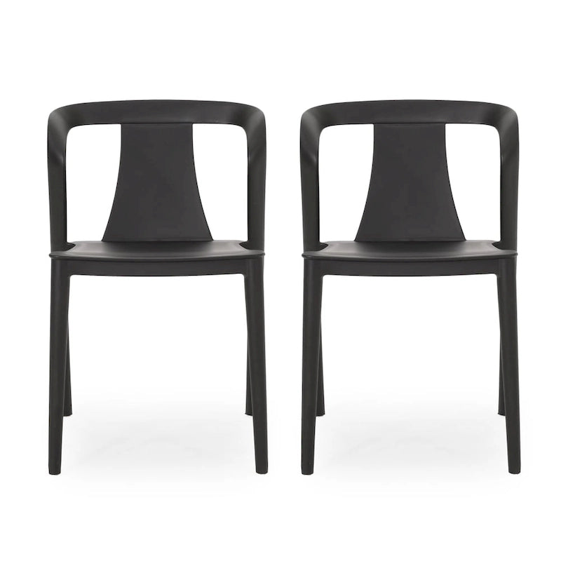 Orchid Outdoor Stacking Dining Chair (Set of 2) by Christopher Knight Home - 21.50 W x 19.50 D x 30.50 H