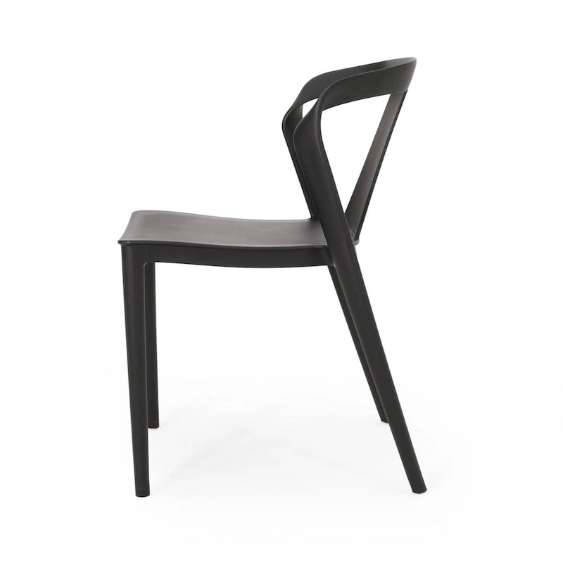 Orchid Outdoor Stacking Dining Chair (Set of 2) by Christopher Knight Home - 21.50 W x 19.50 D x 30.50 H