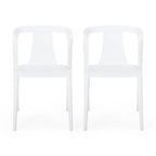 Orchid Outdoor Stacking Dining Chair (Set of 2) by Christopher Knight Home - 21.50 W x 19.50 D x 30.50 H