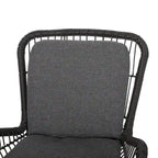 Pabrico Outdoor Wicker Club Chair with Cushions (Set of 2) by Christopher Knight Home