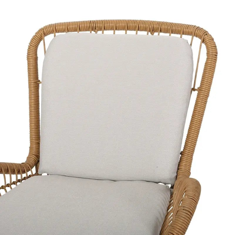 Pabrico Outdoor Wicker Club Chair with Cushions (Set of 2) by Christopher Knight Home