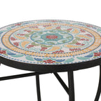 La Crescenta Outdoor Side Table with Tile Top by Christopher Knight Home