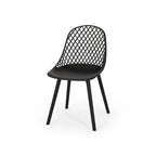 Lily Outdoor Modern Dining Outdoor Modern Dining Chair (Set of 2) by Christopher Knight Home - 18.00 W x 21.50 L x 33.20 H