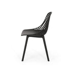 Lily Outdoor Modern Dining Outdoor Modern Dining Chair (Set of 2) by Christopher Knight Home - 18.00 W x 21.50 L x 33.20 H