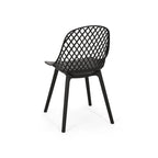 Lily Outdoor Modern Dining Outdoor Modern Dining Chair (Set of 2) by Christopher Knight Home - 18.00 W x 21.50 L x 33.20 H