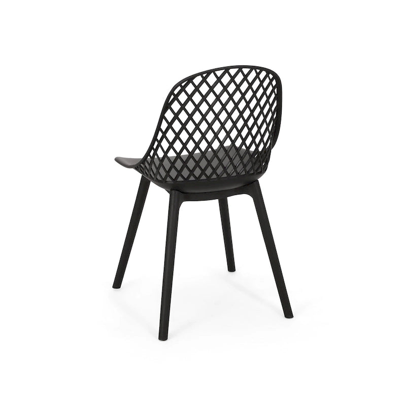 Lily Outdoor Modern Dining Outdoor Modern Dining Chair (Set of 2) by Christopher Knight Home - 18.00 W x 21.50 L x 33.20 H