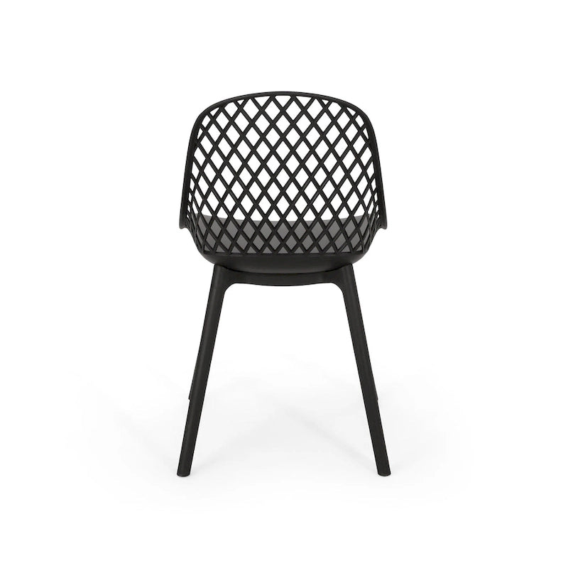 Lily Outdoor Modern Dining Outdoor Modern Dining Chair (Set of 2) by Christopher Knight Home - 18.00 W x 21.50 L x 33.20 H