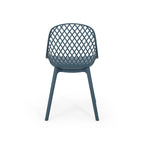 Lily Outdoor Modern Dining Outdoor Modern Dining Chair (Set of 2) by Christopher Knight Home - 18.00 W x 21.50 L x 33.20 H