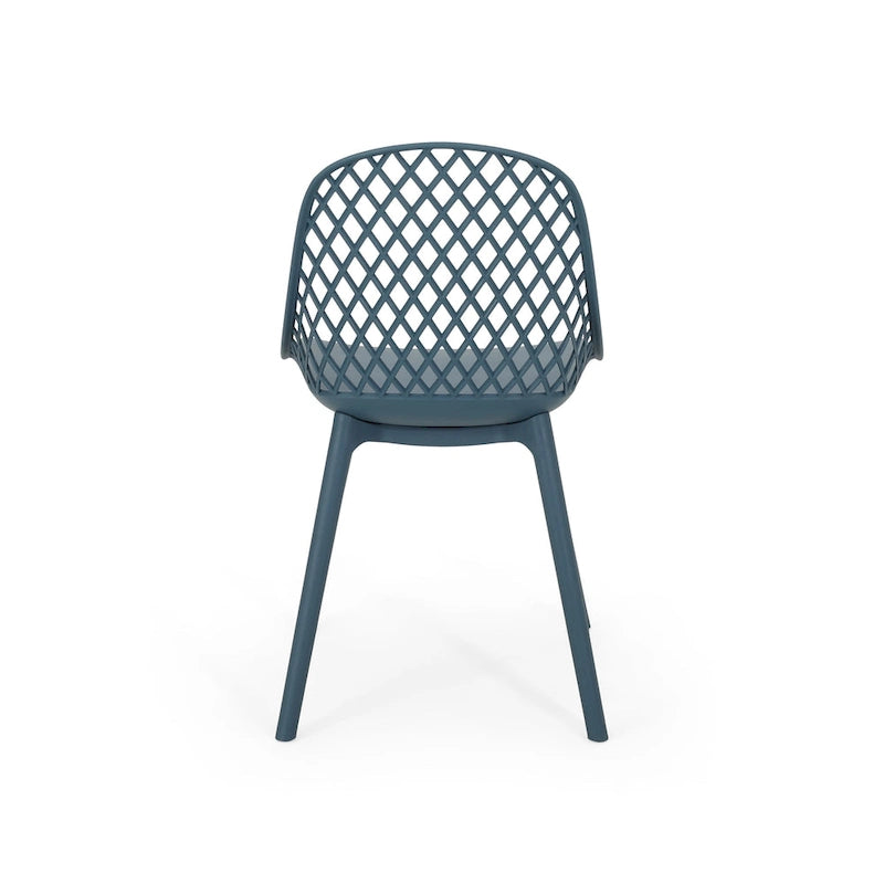 Lily Outdoor Modern Dining Outdoor Modern Dining Chair (Set of 2) by Christopher Knight Home - 18.00 W x 21.50 L x 33.20 H