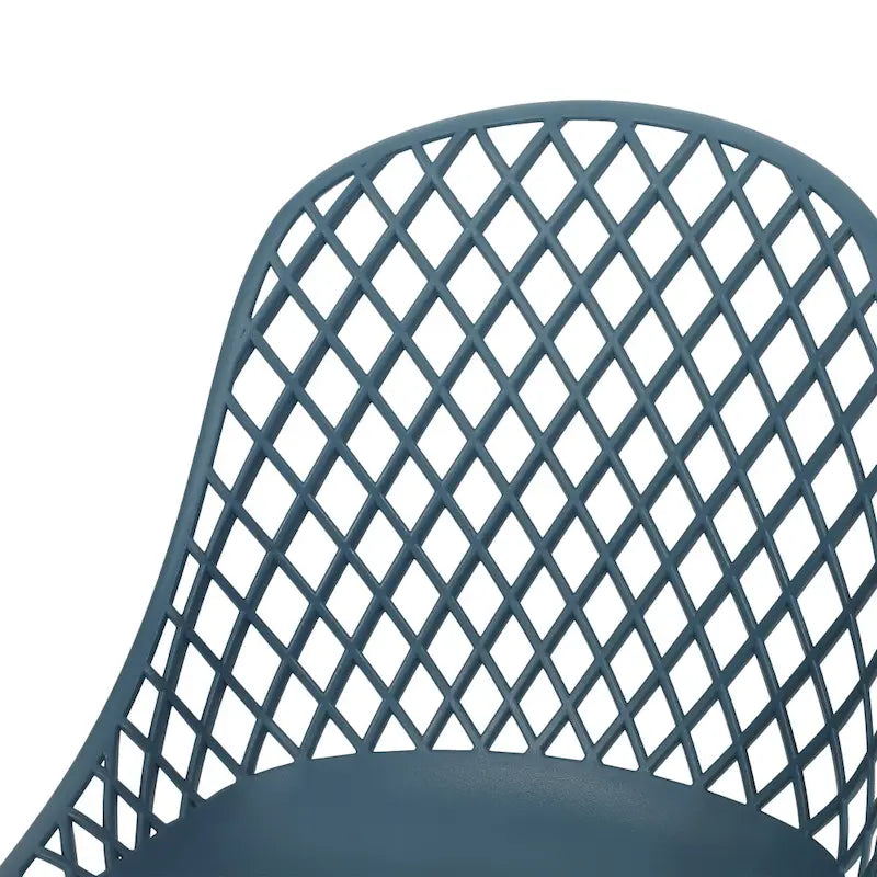 Lily Outdoor Modern Dining Outdoor Modern Dining Chair (Set of 2) by Christopher Knight Home - 18.00 W x 21.50 L x 33.20 H