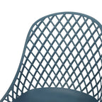 Lily Outdoor Modern Dining Outdoor Modern Dining Chair (Set of 2) by Christopher Knight Home - 18.00 W x 21.50 L x 33.20 H