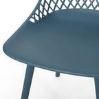 Lily Outdoor Modern Dining Outdoor Modern Dining Chair (Set of 2) by Christopher Knight Home - 18.00 W x 21.50 L x 33.20 H