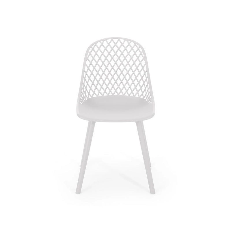 Lily Outdoor Modern Dining Outdoor Modern Dining Chair (Set of 2) by Christopher Knight Home - 18.00 W x 21.50 L x 33.20 H