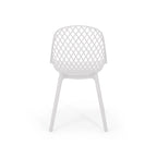 Lily Outdoor Modern Dining Outdoor Modern Dining Chair (Set of 2) by Christopher Knight Home - 18.00 W x 21.50 L x 33.20 H