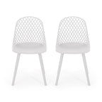 Lily Outdoor Modern Dining Outdoor Modern Dining Chair (Set of 2) by Christopher Knight Home - 18.00 W x 21.50 L x 33.20 H
