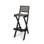 Polaris Acacia Wood Outdoor Folding Barstools (Set of 4) by Christopher Knight Home