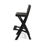 Polaris Acacia Wood Outdoor Folding Barstools (Set of 4) by Christopher Knight Home