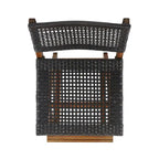 Polaris Acacia Wood Outdoor Folding Barstools (Set of 4) by Christopher Knight Home