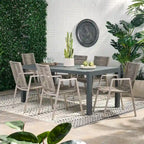 Lazuli Aluminum Outdoor 7-piece Dining Set by Christopher Knight Home