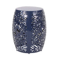 Satterlee Outdoor Outdoor Metal Side Table by Christopher Knight Home