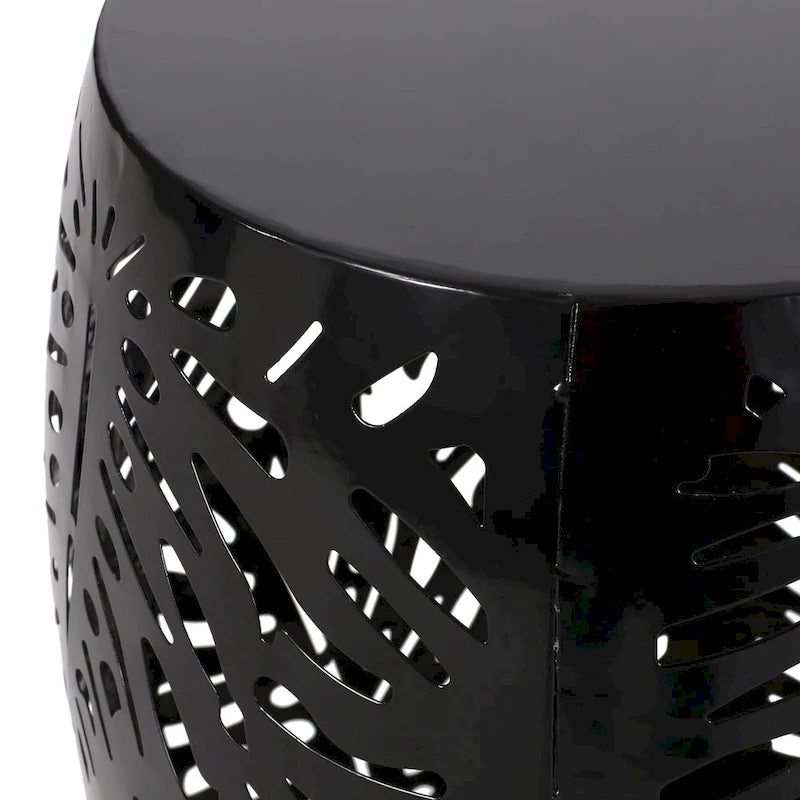 Satterlee Outdoor Outdoor Metal Side Table by Christopher Knight Home