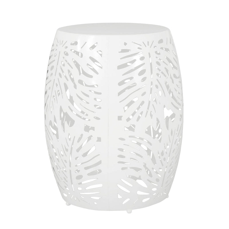 Satterlee Outdoor Outdoor Metal Side Table by Christopher Knight Home