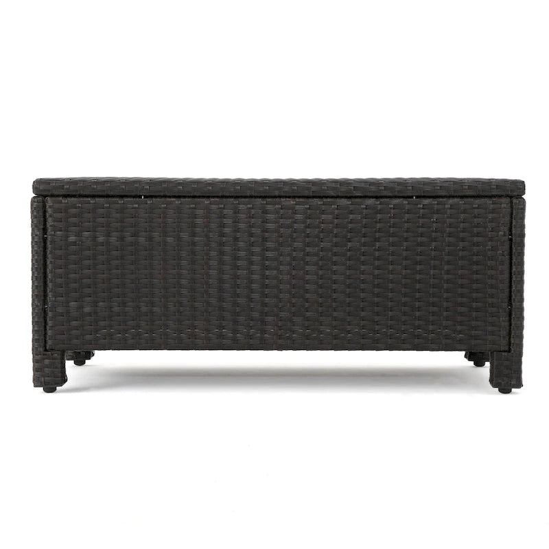 Puerta Outdoor 10-piece Wicker Patio Set with Cushions by Christopher Knight Home
