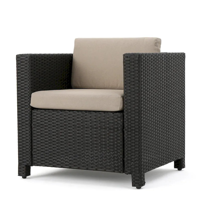 Puerta Outdoor 10-piece Wicker Patio Set with Cushions by Christopher Knight Home
