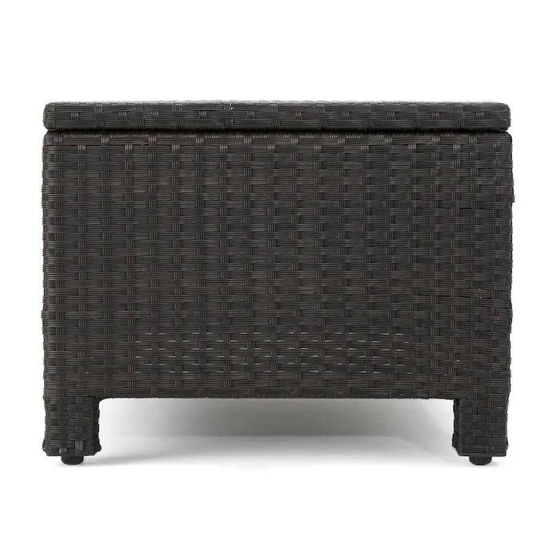 Puerta Outdoor 10-piece Wicker Patio Set with Cushions by Christopher Knight Home