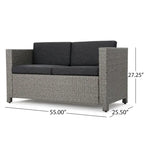 Puerta Outdoor 10-piece Wicker Patio Set with Cushions by Christopher Knight Home
