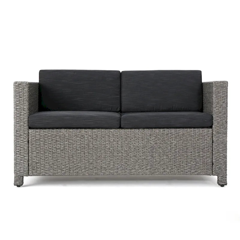 Puerta Outdoor 10-piece Wicker Patio Set with Cushions by Christopher Knight Home