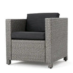 Puerta Outdoor 10-piece Wicker Patio Set with Cushions by Christopher Knight Home