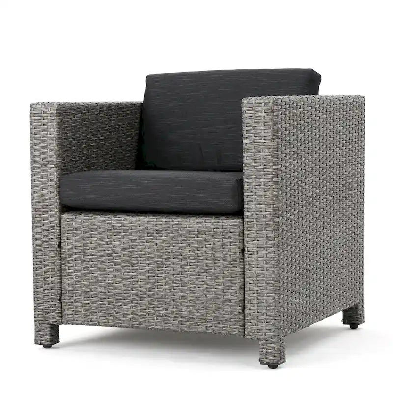 Puerta Outdoor 10-piece Wicker Patio Set with Cushions by Christopher Knight Home