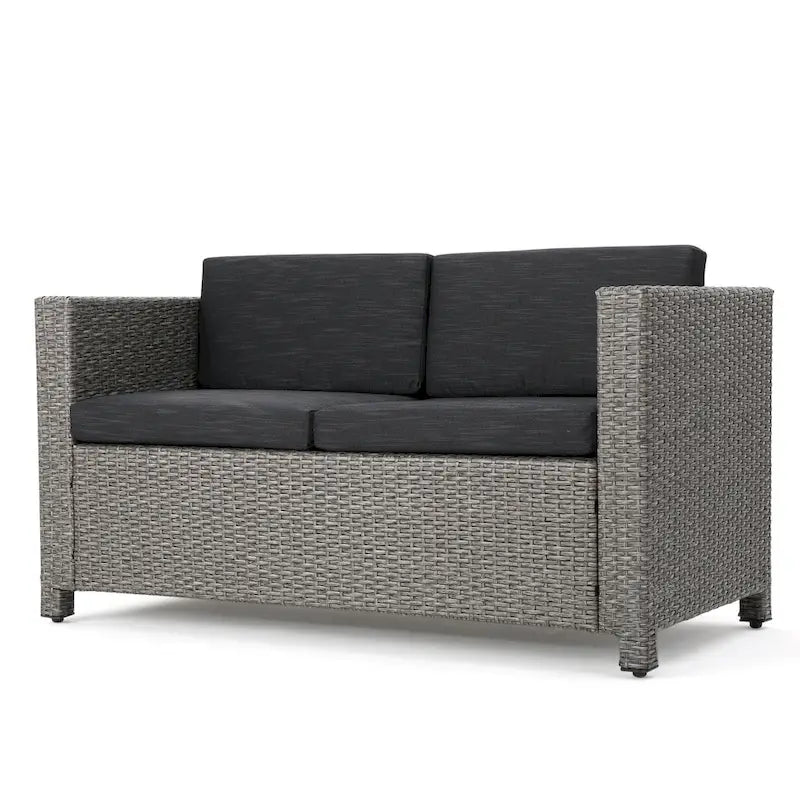 Puerta Outdoor 10-piece Wicker Patio Set with Cushions by Christopher Knight Home