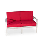 DTY Outdoor Living Longs Peak Eucalyptus Loveseat with Cushions
