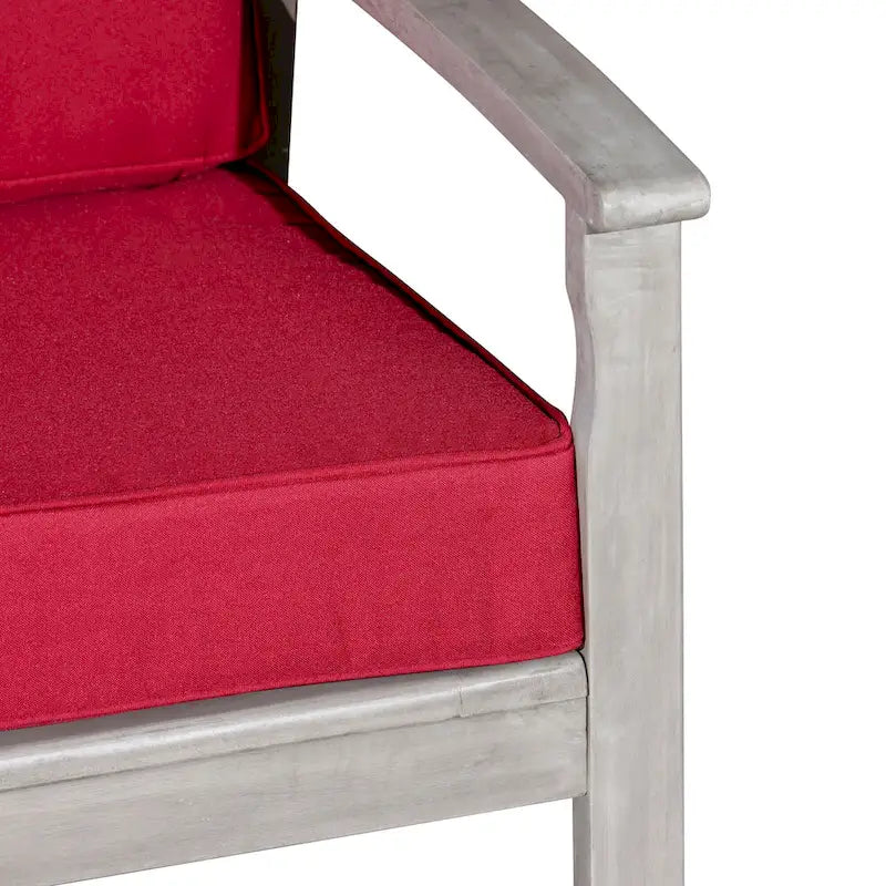 DTY Outdoor Living Longs Peak Eucalyptus Loveseat with Cushions