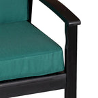 DTY Outdoor Living Longs Peak Eucalyptus Loveseat with Cushions