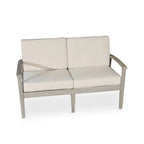 DTY Outdoor Living Longs Peak Eucalyptus Loveseat with Cushions
