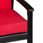 DTY Outdoor Living Longs Peak Eucalyptus Loveseat with Cushions