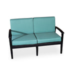 DTY Outdoor Living Longs Peak Eucalyptus Loveseat with Cushions
